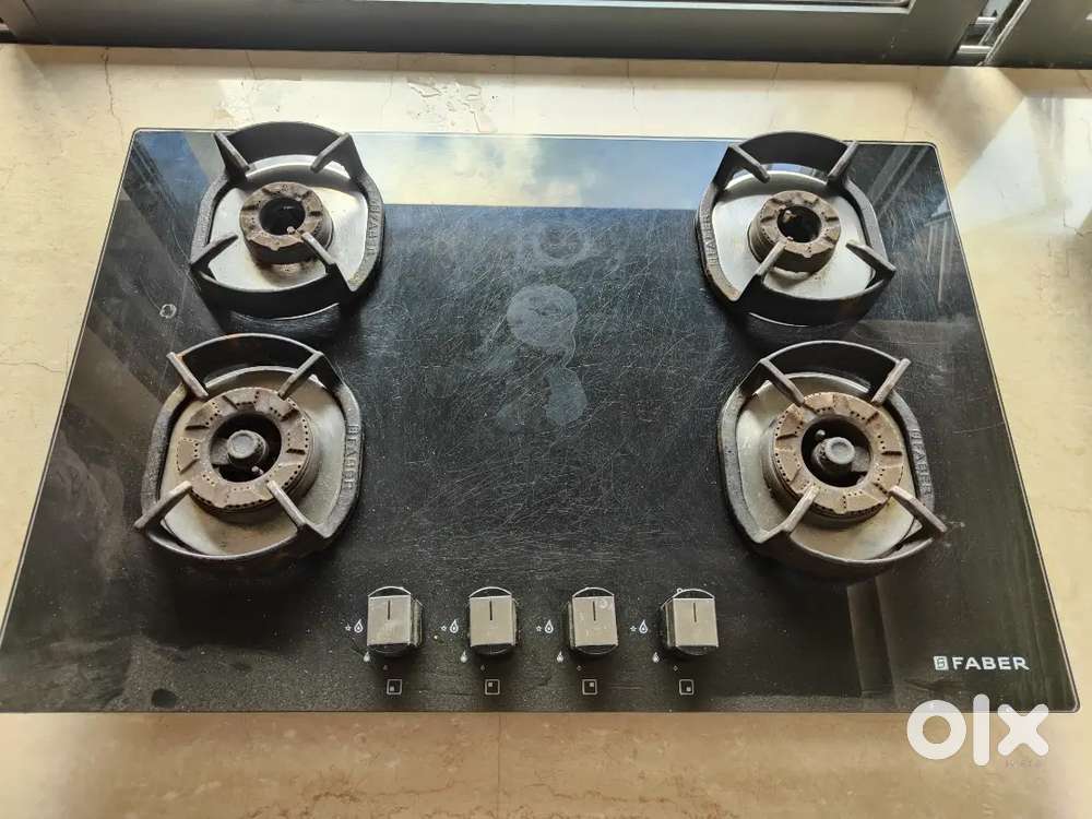 Faber 4 Burner Gas Hob - Age 3 yrs 5 months