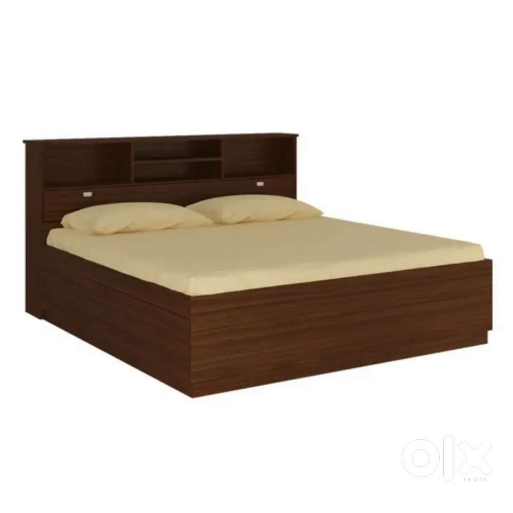 Big discount buy new double bed with box-5990/-
