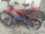 1new big bicycle and 1small bicycle