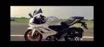 R15 V4 white body fully equipped with accessories.