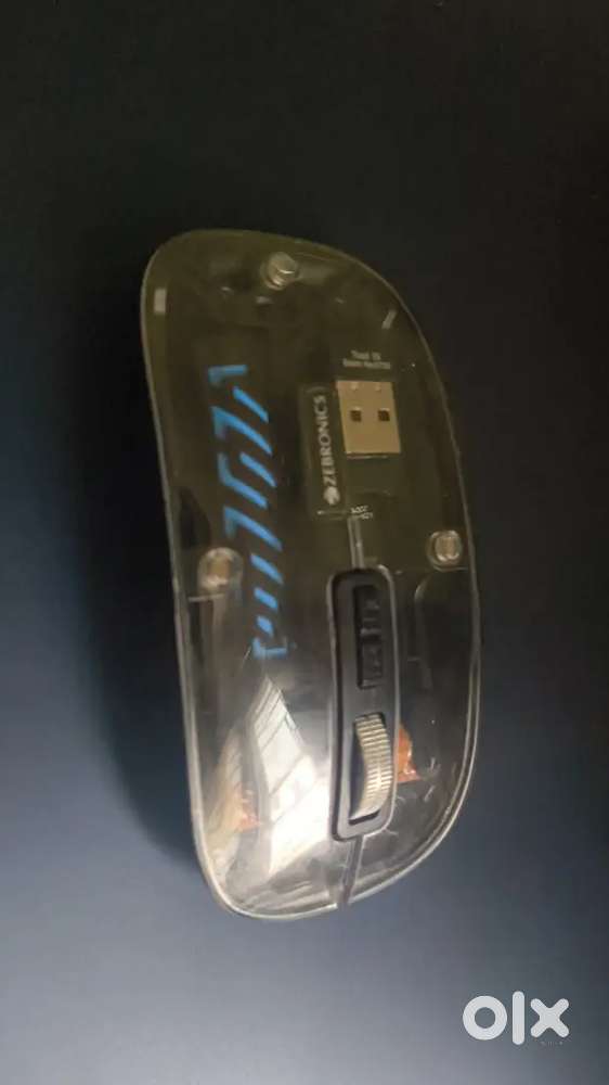 Zebronics transparent Mouse