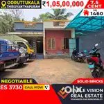 3 BHK 7.5 CENT 1460 Sq HOUSE 1 CR 5 LAKHS  @ OORUTTUKALA NEYYATTINKARA