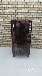 Godrej maroon colour flower model refrigerator single door available