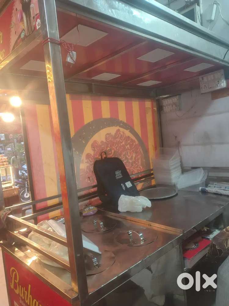 Steel faluda counter