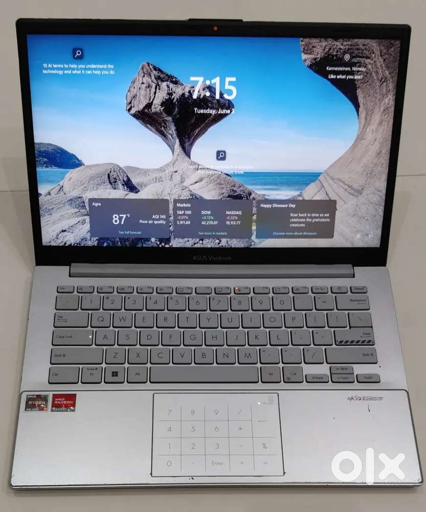 Asus Vivobook Go14 8 gb ram 512 gb SSD Nvme m.2