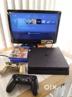 Sony PlayStation 4 PS4 Slim 1TB Black Console Bundle Games