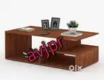 New square shape wooden center table coffee table