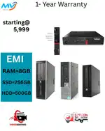 Free Installations  CPU - Branded  Monitor  Keyboard Mouse  FULL SET :