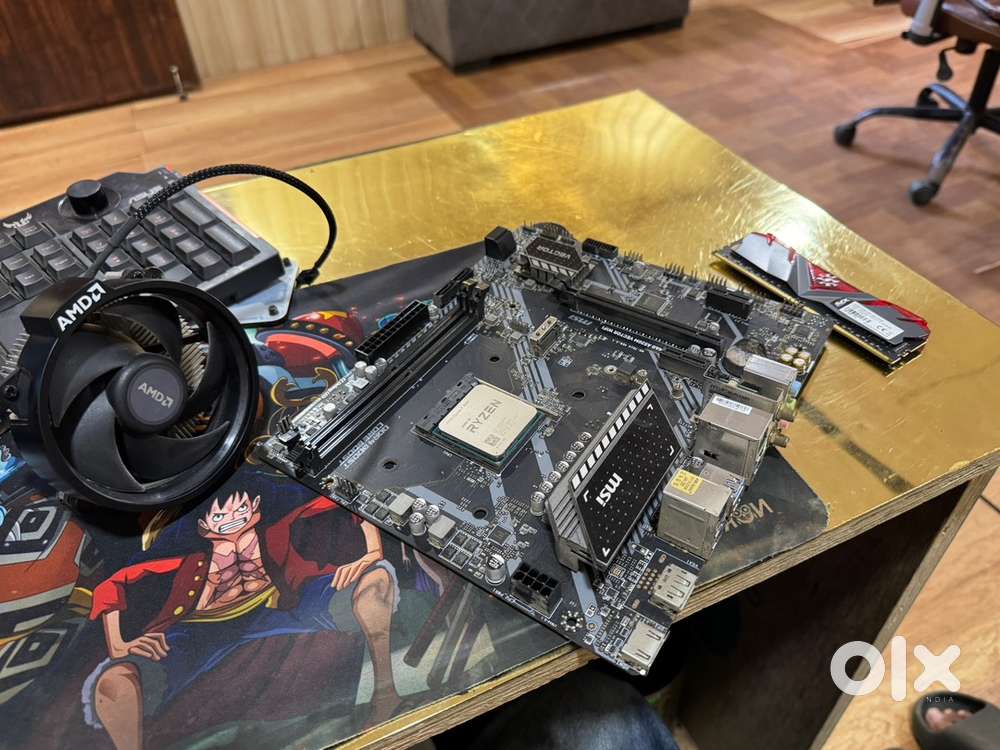 Motherboard , Ram stick , Processor