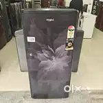 #&2&2sg black colour Whirlpool refrigerators 190ltr toughened glass