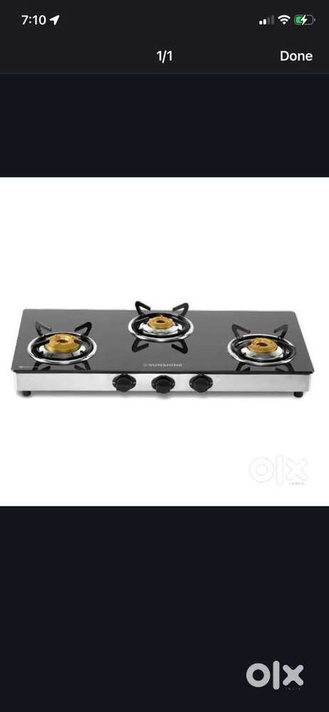 Sun shine 3burner gas stove