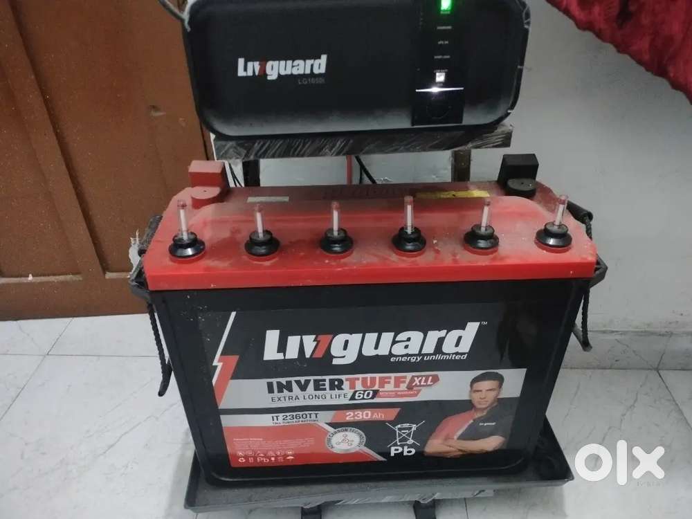 Inverter with battery