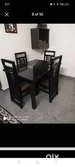 Brand new 4 seater wooden daining table at affordable prices Cod avlbl
