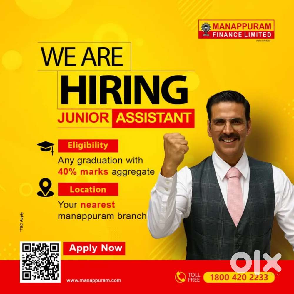 Junior Assistant At Manappuram Finance