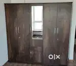 STYLISH SPACE SAVER 5 DOOR WARDROBE