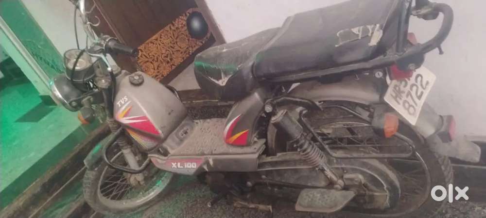 TVS XL100 moped