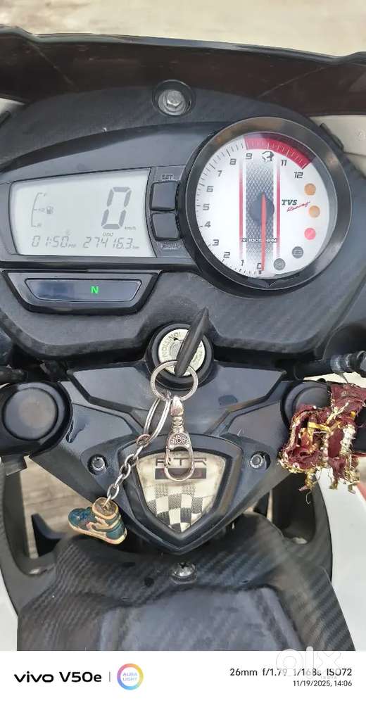 TVS Apache 160 no problem in my back