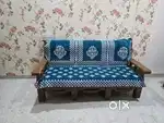 Sofa with central table