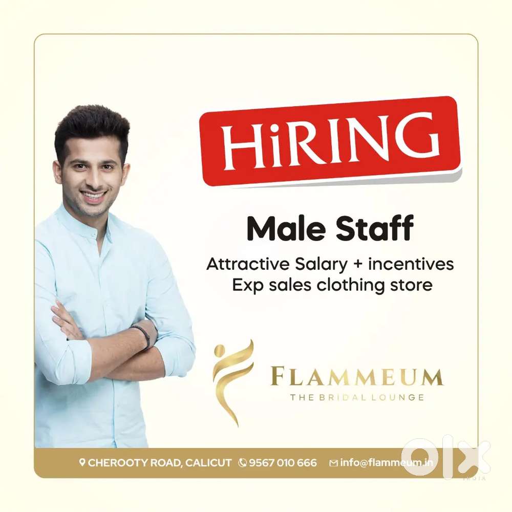 Salesman at Bridal Store