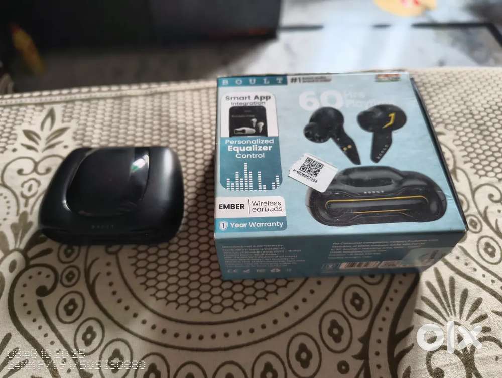 Boult Audio Ember TWS Earbuds – Like New  Box + Cable + Bill Included