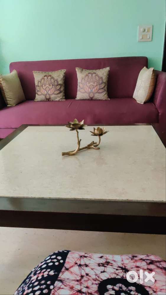 Bed, Sofa, Cupboard and centre table