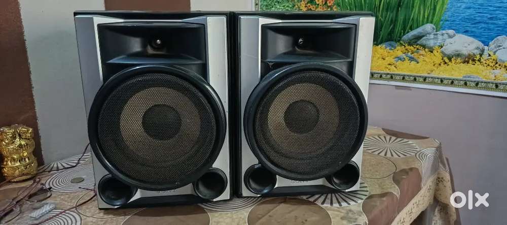 Sony speaker with machine