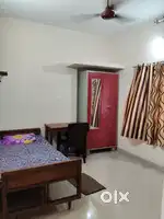 Single room for single person with attached bathroom
