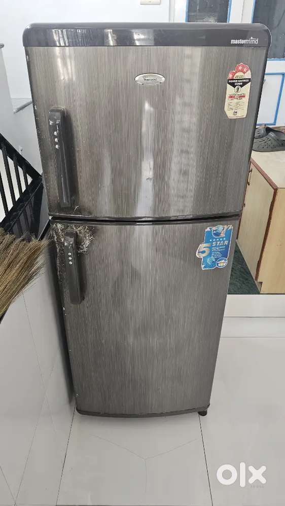 Whirpool 220 ltr double door 100% working fridge