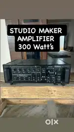 Studio Maker Amplifier 300W and 6 ahuja speakers 4W