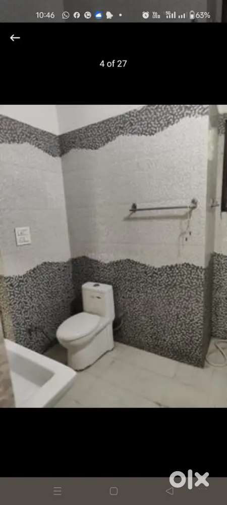 Independent entry fully furnished 1bhk at Gandhi ngr