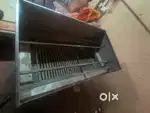 Grill mission with electric blower