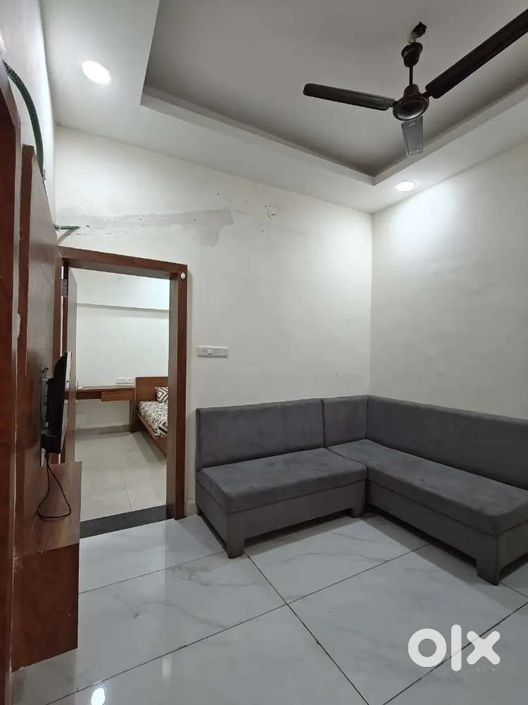 Zero Brokrage!! fully furnished 1 BHK flat in heera bag colony