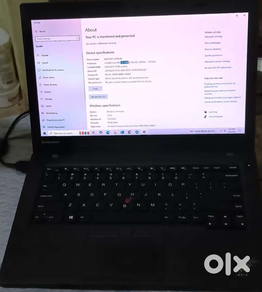 Lenovo ThinkPad i5 5 generation