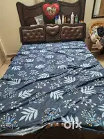 Headrest Storage Cot along with Orthopedic Mattress