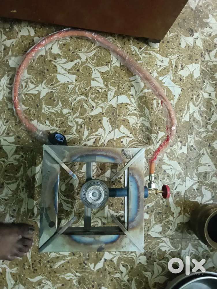 Gas stove for steel