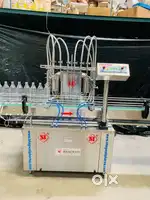 Filling machine 6 head, sticker labling machine
