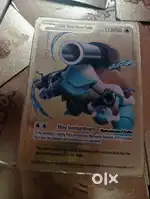 Golden Pokemon card