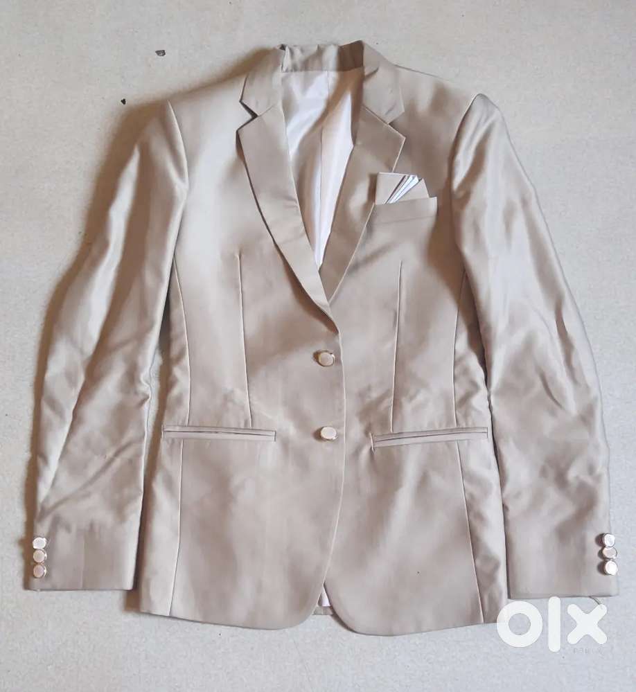 Golden blazer for weddings and parties.like new Selling at great price