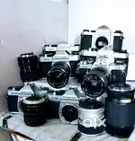PENTAX K1000, MX, ME Super SLR 35mm Film CAMERAS & Pentax K MOUNT LENS