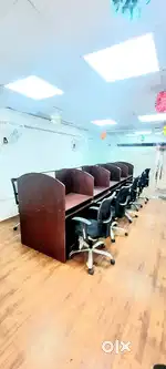 BOSS CABIN WORK-STATION-10 FURNISHED OFFICE AT RENT L.I.G INDORE
