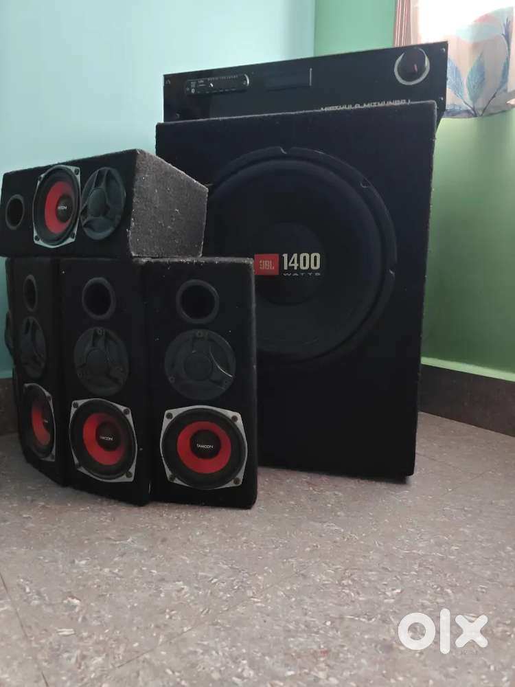 Assembled Home theatre 5.1 JBL 1400 watts speakers