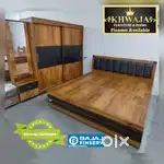 Khwaja furniture. Affordable and luxury Bedroom set. (Bajaj finance)
