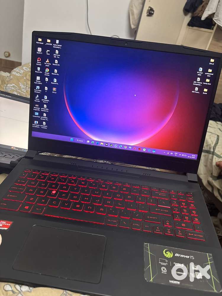 MSI Bravo 15 (Ryzen 5 5th gen, 8GB RAM, 512gb SSD) - Flawless Conditio