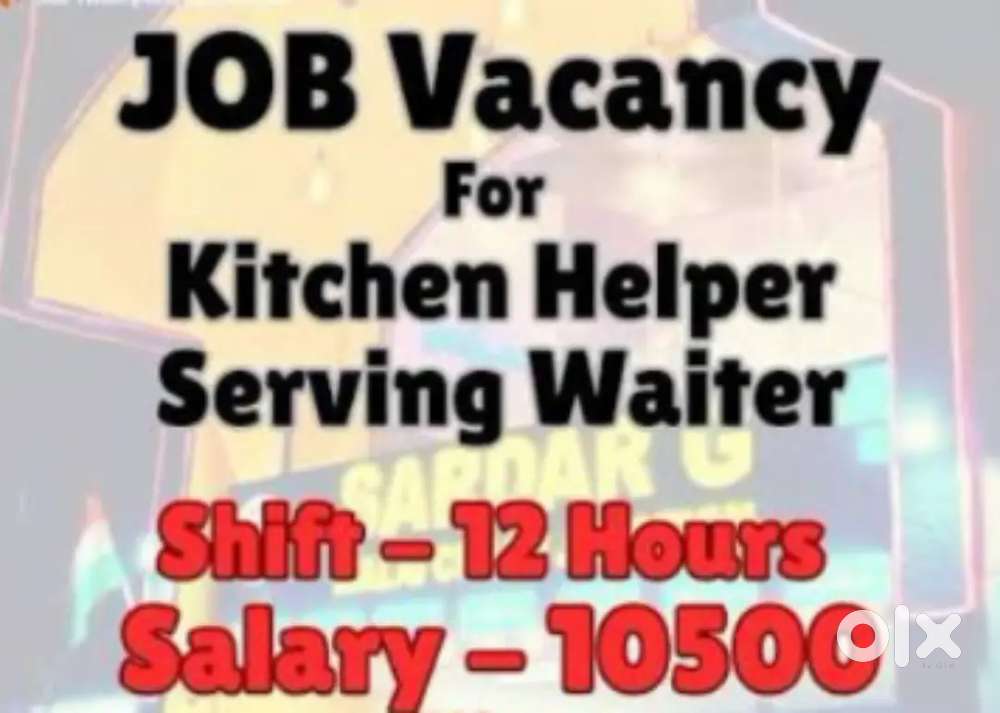 Fast food helper's wanted
