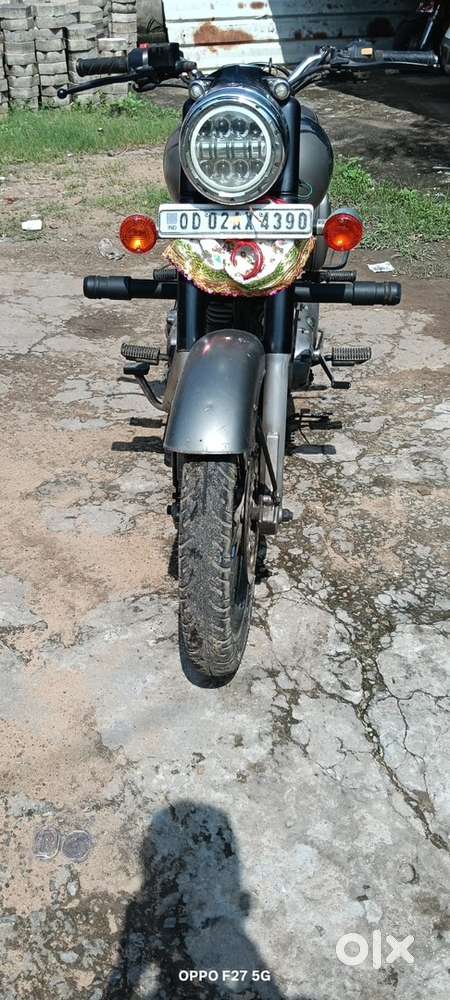 The bike insurance off and the silencer damage little