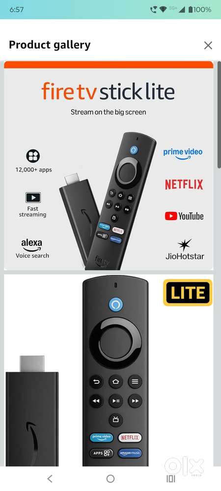 Brand new Amazon Fire TV Stick Lite with warranty