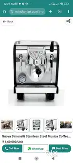nuova simonelli musica coffee machine