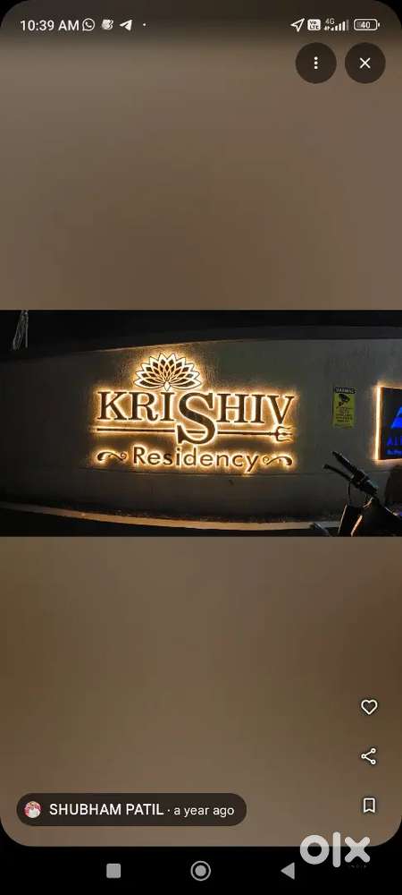 1 Bhk Semi furnished Home