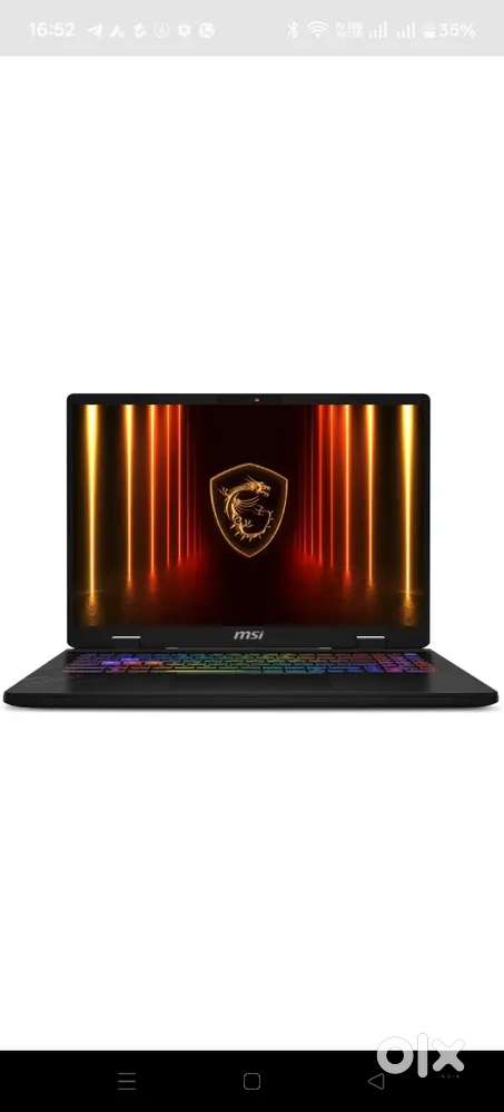 Msi ultra 2 hx gaming or editing laptop 22 months warranty left.