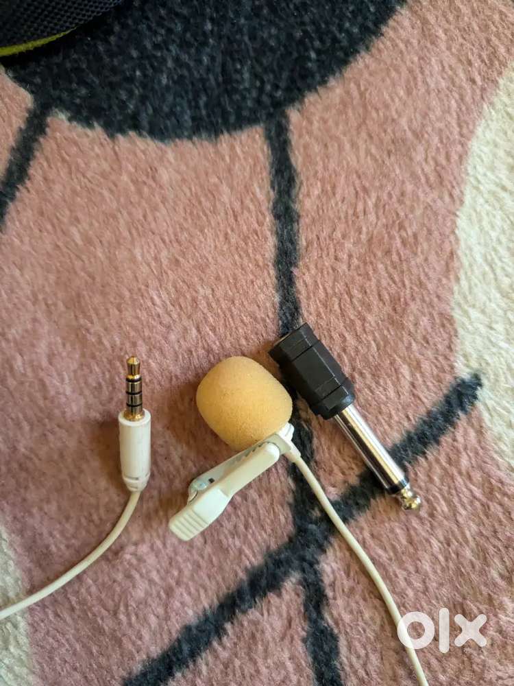 Boya M1 mic with 3.5mm to type c converter barely used good as new